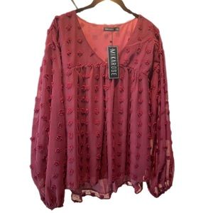 Mikarose - blouse, NWT, size XXL